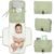 KeaBabies Portable Diaper Changing Pad, Travel, Car – Large Waterproof Baby Changing Mat, Wipeable, Padded, On The Go Travel Diaper Clutch Bag, Easy to Use Pockets for Newborn Essentials (Acacia)