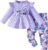 Jecson Toddler Baby Girl Clothes: Cotton Soft Outfits Set A-Line Top & Butterfly-Print Pants Cute Fall Home Outdoor 6M-4Y
