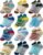 RATIVE Anti Slip Toddler Ankle Socks with Grips Non Skid Cotton Baby Socks for Boys & Girls