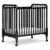 Davinci Jenny Lind 3-in-1 Convertible Mini Crib in Ebony, Removable Wheels, Greenguard Gold Certified