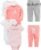 Simple Joys by Carter’s baby-girls 6-piece Bodysuits (Short and Long Sleeve) and Pants Set