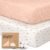 KeaBabies 2-Pack Organic Crib Sheets for Boys, Girls – 52×28 Fitted Crib Mattress Sheet Neutral, Breathable Jersey Cotton Cover for Baby Bed, Toddler Mattress, Soft & Cute Prints (Butterflies)
