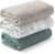 Muslin Swaddle Blankets for Newborn, 3 Pack Breathable Soft Receiving Blanket, Large 38 x 40 inches Swaddle Wrap Burping Clothes, Essentials Infant Shower Items, Toddler Gift (Bright Colors)
