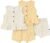 Modern Moments by Gerber Baby Girls’ 4-pack Peplum Top & Short Set