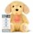 Gemma Joy Baby Sleep Soother Puppy for Baby – Cry Activated Heartbeat Stuffed Animal – Rechargeable Crib Soother with White Noise, Shush, Lullabies & Night Light – Newborn Essentials Must Haves
