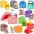 Learning Toys for 1,2,3 Year Old Toddlers, 20Pcs Farm Animals Toys Montessori Counting, Matching & Sorting Fine Motor Games, Christmas Birthday Easter Gift for Baby Boys Girls Age 12-18 Months