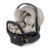 Chicco KeyFit Max Zip ClearTex Infant Car Seat and Base, Rear-Facing Seat for Infants 4-30 lbs., Infant Head and Body Support, Compatible with Chicco Strollers, Baby Travel Gear, Sierra/Beige