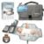 Portable Changing Pad – Changing Pad Travel Extra Long Waterproof with Storage and Wipes Pocket – Foldable Baby Diaper Changing Pad – Portable Changing Station for Travel, On-the-Go Parents & Newborns