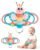 Jollybaby Soft Baby Rattles & Plush Rings Toy for Newborn 0-3-6-12 Months, Sensory Developmental Hand Teether Toys for Infant 0-2-4-7-8-9 Months, Baby Shower & Birthday Gifts – Butterfly