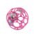 Bright Starts Oball Easy-Grasp Baby Rattle Ball, Pink, Ages Newborn and Up, 4 Inches