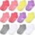 ELUTONG Non Slip Toddler Socks 12 Pairs Ankle Socks with Grips for 0-7 Years Toddlers Baby Infant Kids Girls Boys