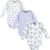 Hudson Baby Baby Girls’ Cotton Long-sleeve Bodysuits 3-pack