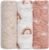 GLLQUEN BABY Receiving Blanket Boy Cotton Muslin Swaddle Blankets Girl Newborn Squares Breathable & Soft Thin Baby Blankets Cloths Double Absorbent Infant Swaddling Wrap – 3 Pack (Sun)