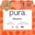 Pura Hypoallergenic Diapers, Size 1 (4-11 lbs), Newborn, Totally Chlorine Free, Wetness Indicator, Suitable for Sensitive Skin, Soft Organic Cotton Comfort, Overnight, 1 Pack of 32 Baby Diapers