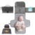 Baby Portable Diaper Changing Pad – Baby Diaper Changer Travel Bag with Wipes Pocket, Smart Design Portable Changing Mat, Infant Travel Station Kit, Gift for Newborn Girl & Boy – Grey