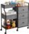 Modanais Baby Diaper Caddy Organizer Cart – 3 Tier Rolling Cart with Dividers and Drawers, Easy To Assemble, Mobile Utility Cart with Wheels for Nursery, Bedroom, Changing Table & Crib