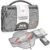PZU Portable Diaper Changing Pad – Changing Pad Portable with Wipes Pocket, Waterproof Diaper Changing Mat, Portable Changing Pad for Baby, Newborn Gift（Grey）