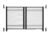Ingenuity Doorway 42W Series Dog and Baby Gate, Indoor Outdoor, Won’t Rust or Fade, Plastic Panel, Fits 23-42″ Openings, 24” Tall