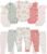 Ruliby Baby Bodysuit and Pant Set Summer Ribbed Mix Match Infant Boy Girl Clothes Outfits