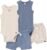 Modern Moments by Gerber Baby Boys’ Ribbed 4-piece Sleevless Bodysuit & French Terry Short Set