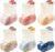 Baby Non-Slip Cotton Crew Socks 6-Pack, Soft & Breathable, Elastic Stay-Up, 6-12M to 5Y