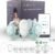 Elvie Stride Hospital-Grade, App-Controlled Breast Pump – Hands-Free, Wearable, Ultra-Quiet & Electric with 2-Modes, 10-Settings & 5oz Capacity per Cup