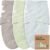 3-Pack Organic Swaddles for Newborns, Baby Sleep Sacks 0-3 Months – Baby Swaddle Wrap, Newborn Wearable Blanket, Infant Sleep Sack for Girls, Boys, Soft & Snug, Large Hook & Loop Closure (Ripple)