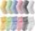 SDBING Baby Boys Girls Grips Socks Infant Toddlers Kids Non Slip Warm Thick Cotton Ankle Crew Socks with Grippers