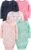 Simple Joys by Carter’s baby-girls 5-pack Long-sleeve Bodysuit