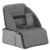 Contours Explore 2 in 1 Portable Booster Seat & Backpack Diaper Bag, Foldable Infant Chair for Restaurants or Dining Table, Toddler Travel Essential with Storage, Baby Registry Must Haves – Gray